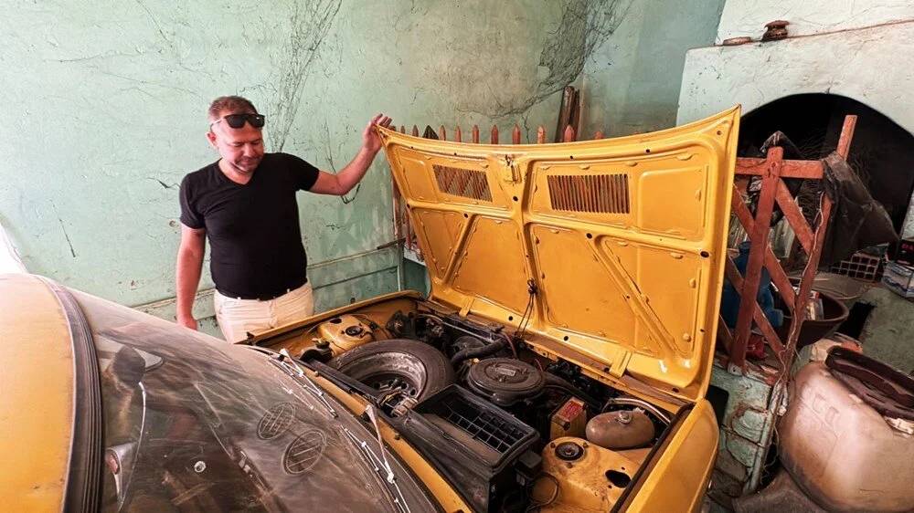 Karabük’te zaman kapsülü gibi otomobil: 15 bin Euro'ya satıldı 6